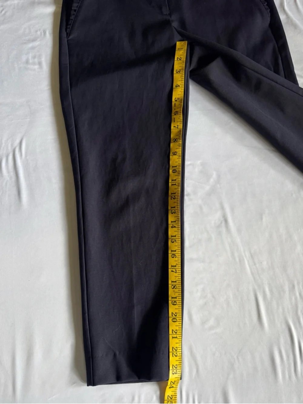 Talbots Petites 4P Dark Navy (almost black) Ankle Dress Pants Stretch Work - Picture 6 of 8